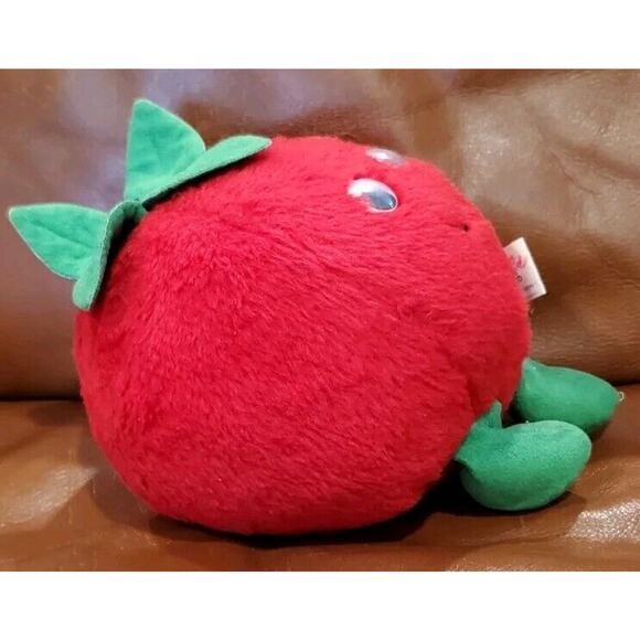 Vtg 1982 Del Monte Reddie Tomato 6 Inch Country Yumkin Stuffed Tomato Plush Toy - Picture 4 of 11